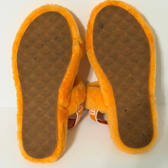 UGG 'Oh Yeah' Slippers Pop Orange‎ Womens Size 5 - Picture 5 of 9